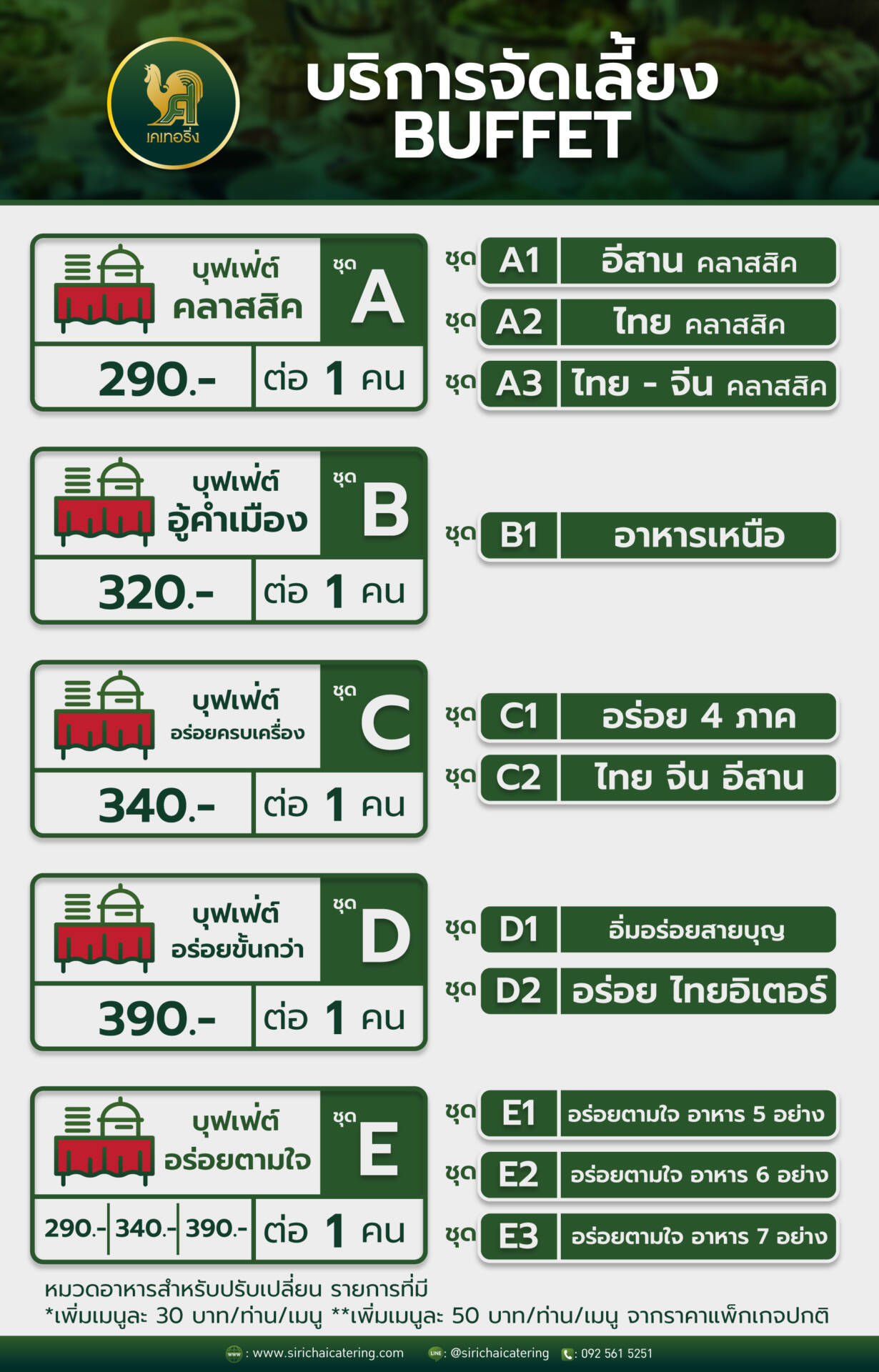 บุฟเฟ่ต์จัดเลี้ยง